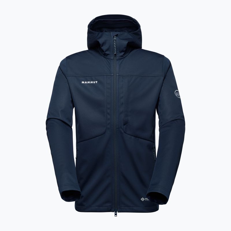 Куртка софтшелл чоловіча Mammut Ultimate VIII Softshell Hooded marine 4