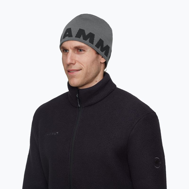 Шапка зимова Mammut Logo steel/black 5