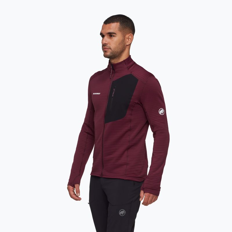 Чоловіча кофта Mammut Taiss Light ML wine/black 3