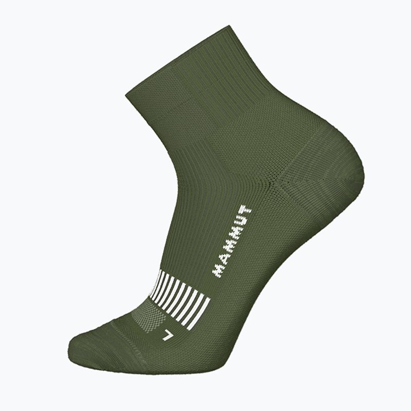 Шкарпетки Mammut Hiking Full Cushion Quarter marsh/white