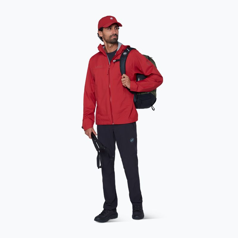 Куртка вітрозахисна чоловіча Mammut Ducan HS Hooded dark mammut red 2