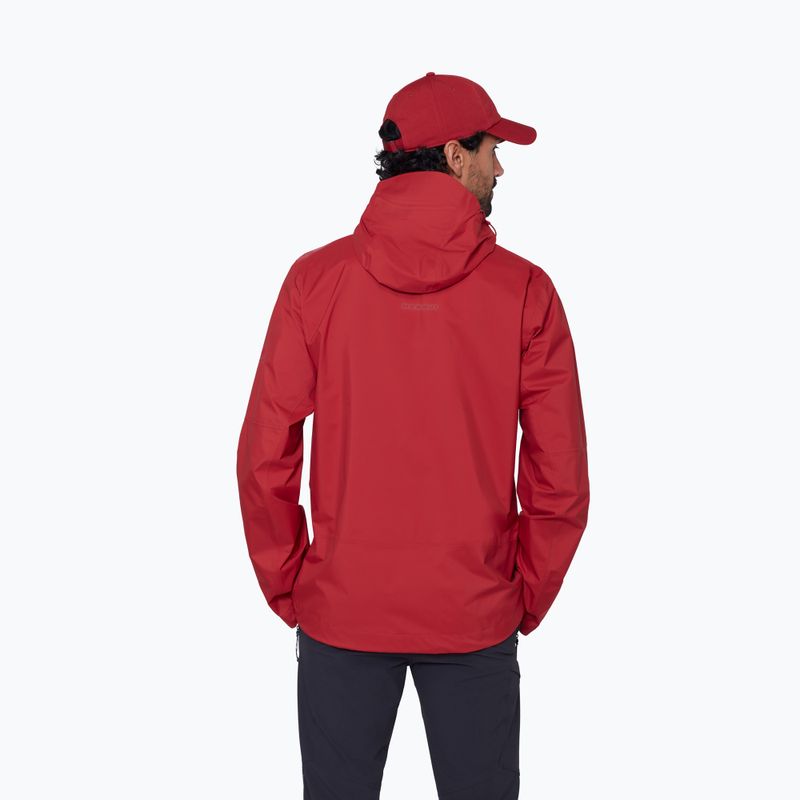 Куртка вітрозахисна чоловіча Mammut Ducan HS Hooded dark mammut red 3