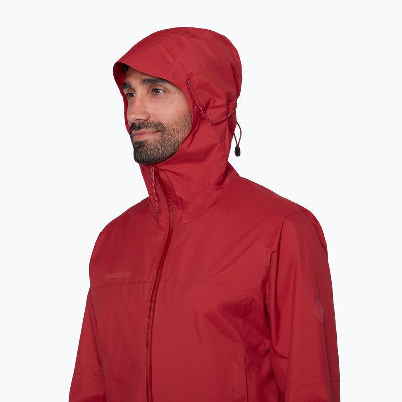 Куртка вітрозахисна чоловіча Mammut Ducan HS Hooded dark mammut red 5