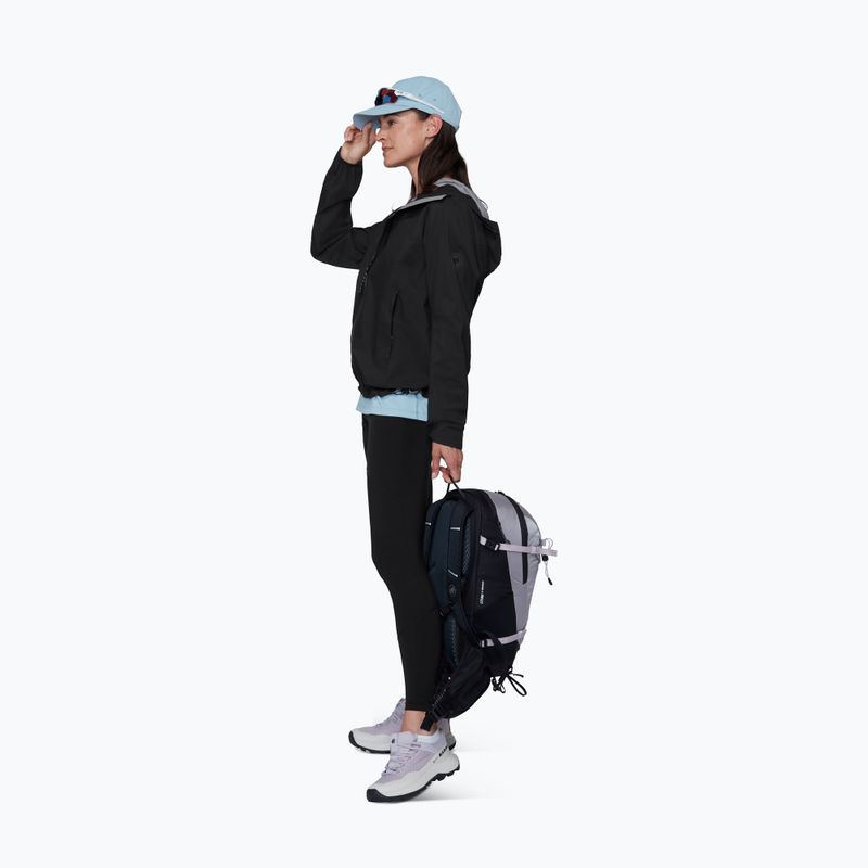 Куртка вітрозахисна жіноча Mammut Ducan HS Hooded black 2