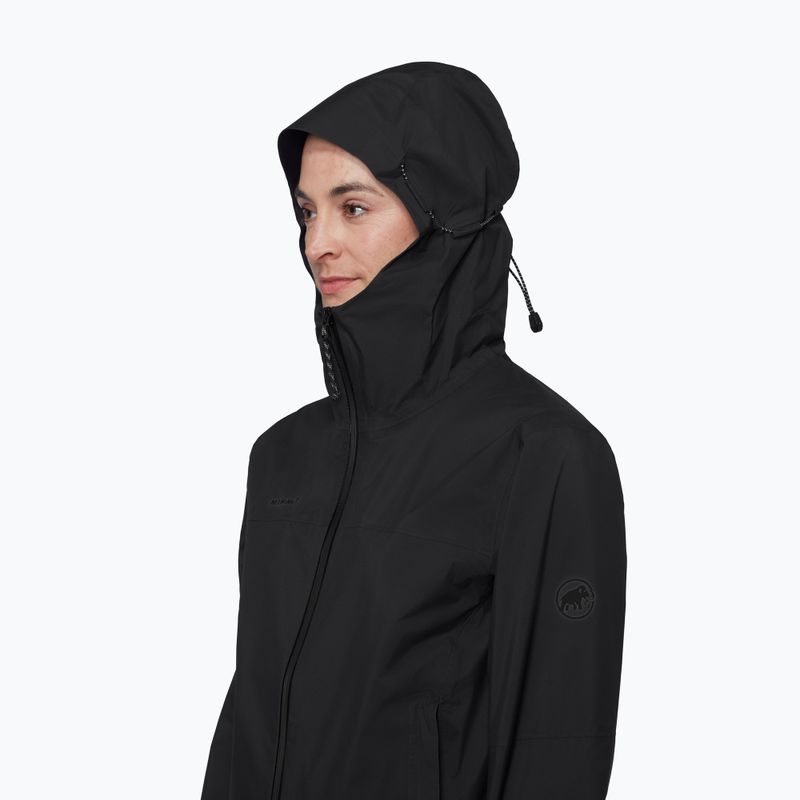 Куртка вітрозахисна жіноча Mammut Ducan HS Hooded black 5