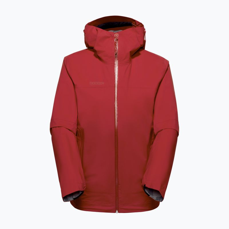 Куртка вітрозахисна жіноча Mammut Ducan HS Hooded dark mammut red 8