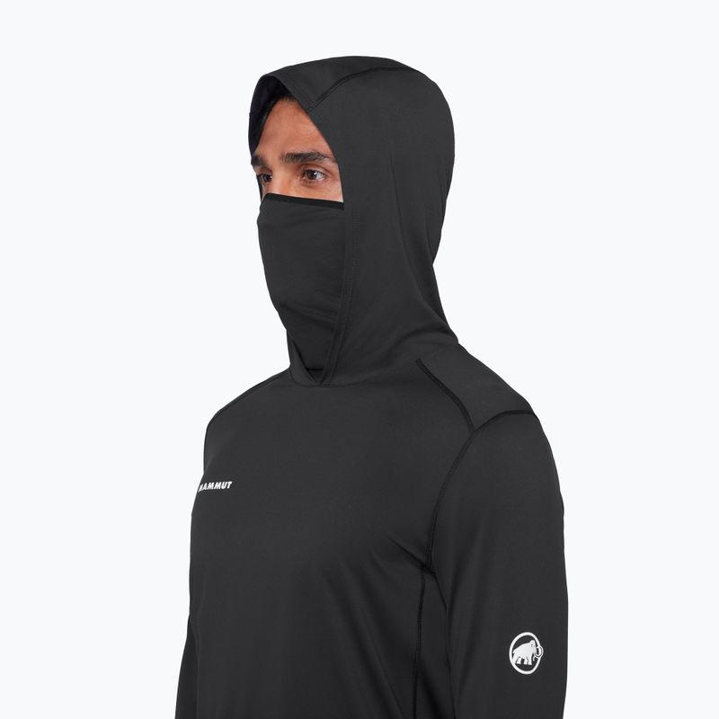 Кофта трекінгова чоловіча Mammut Selun FL Sun Hoody black 5