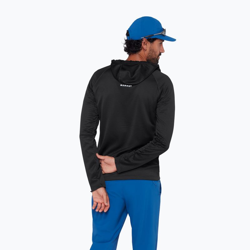 Кофта трекінгова чоловіча Mammut Crag ML Hooded black 3