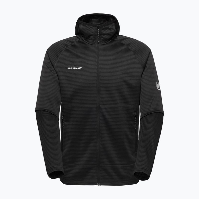Кофта трекінгова чоловіча Mammut Crag ML Hooded black 6