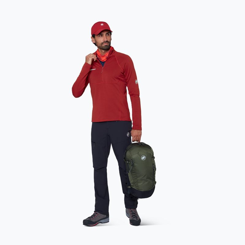 Кофта чоловіча Mammut Taiss ML Half Zip Pull dark mammut red 2