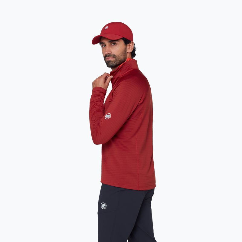 Кофта чоловіча Mammut Taiss ML Half Zip Pull dark mammut red 4