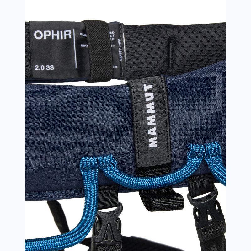 Страхувальна система для скелелазіння Mammut Ophir 3 Slide 2.0 Harness marine/sapphire 4