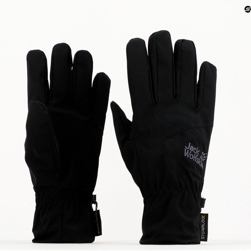 Рукавиці трекінгові Jack Wolfskin Stormlock Highloft чорні 1904433_6000_001 6