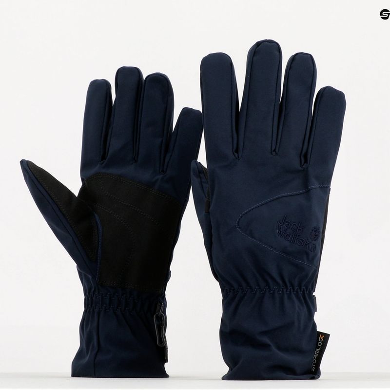 Рукавиці трекінгові Jack Wolfskin Stormlock Highloft сині 1904433_1010_001 6