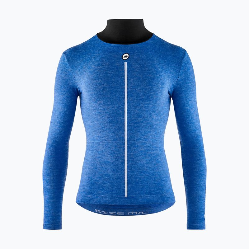 Лонгслів велосипедний чоловічий ASSOS Ultraz Winter Skin Layer P1 calypso blu 8