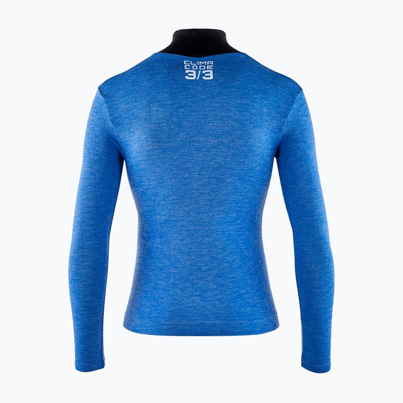 Лонгслів велосипедний чоловічий ASSOS Ultraz Winter Skin Layer P1 calypso blu 9