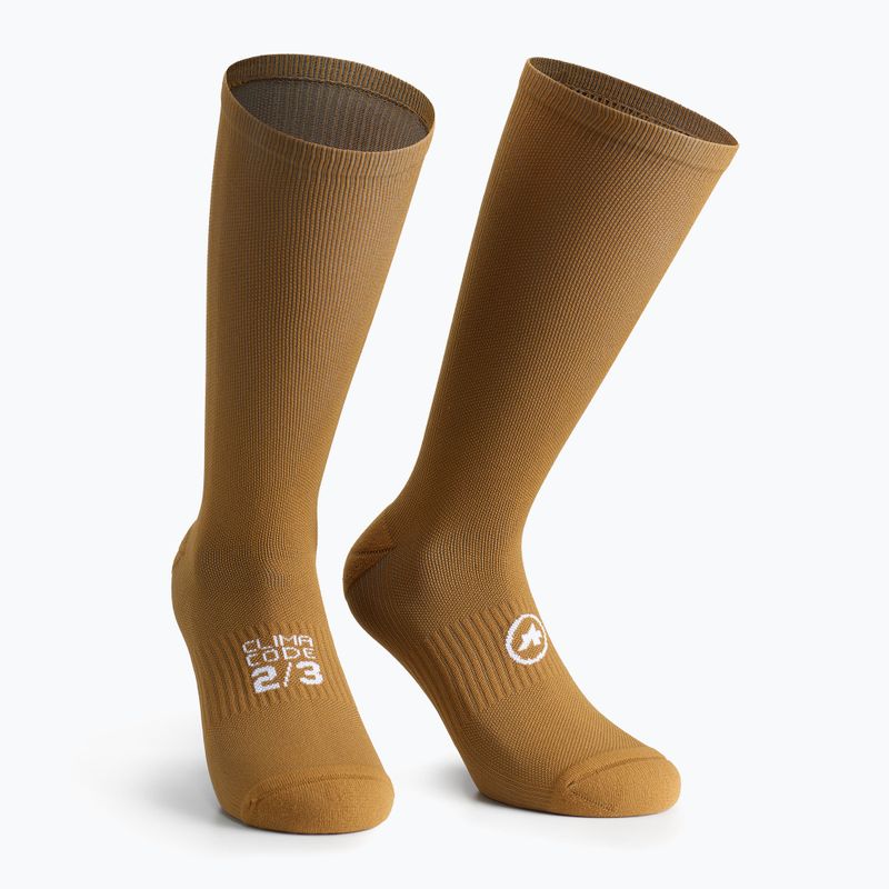 Шкарпетки велосипедні ASSOS Spring Fall Unisea bronze ash