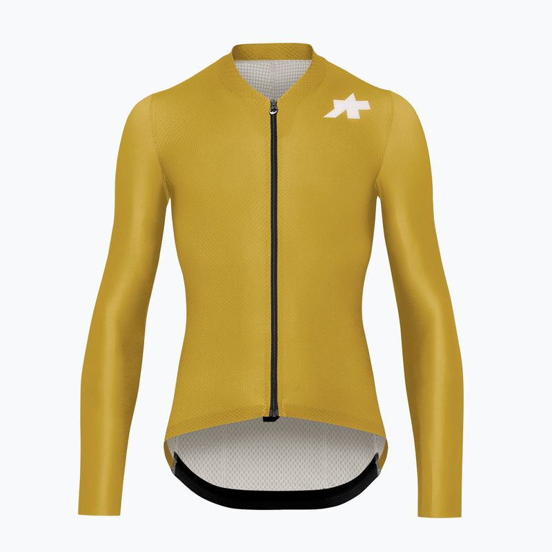 Лонгслів велосипедний чоловічий ASSOS Mille GT S11 EVO golden yellow
