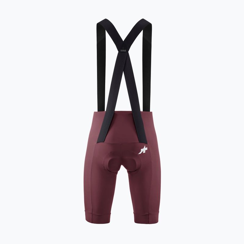 Шорти велосипедні чоловічі ASSOS Mille GT S11 Bib Shorts burgundy red 2