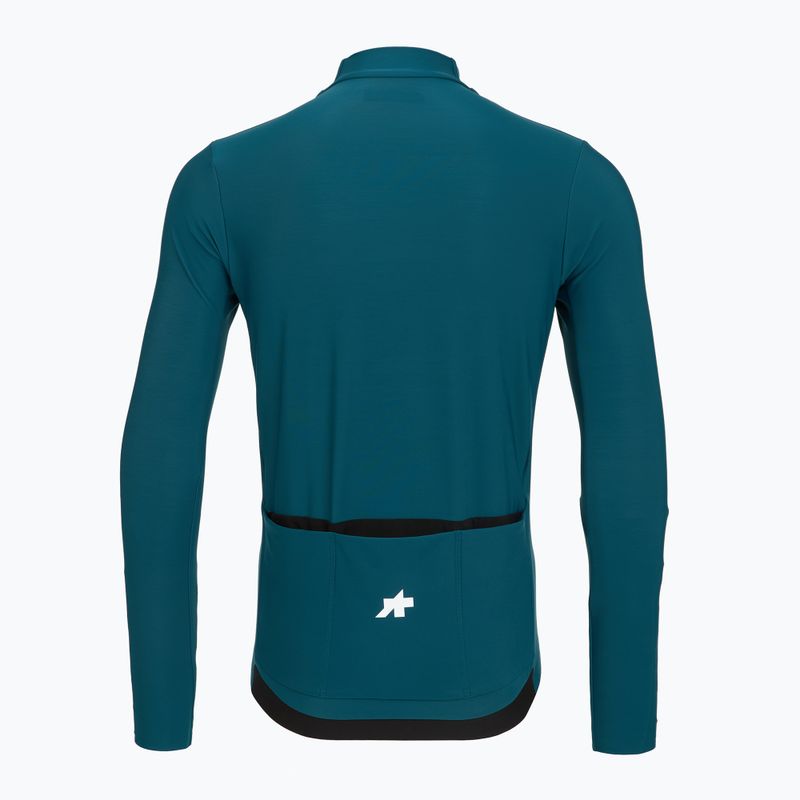 Лонгслів велосипедний чоловічий ASSOS Mille GT Spring Fall Jersey S11 deep petrol 2