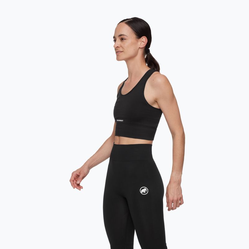 Бюстгальтер термічний Mammut All-Mountain Seamless BL Sport black/white 3