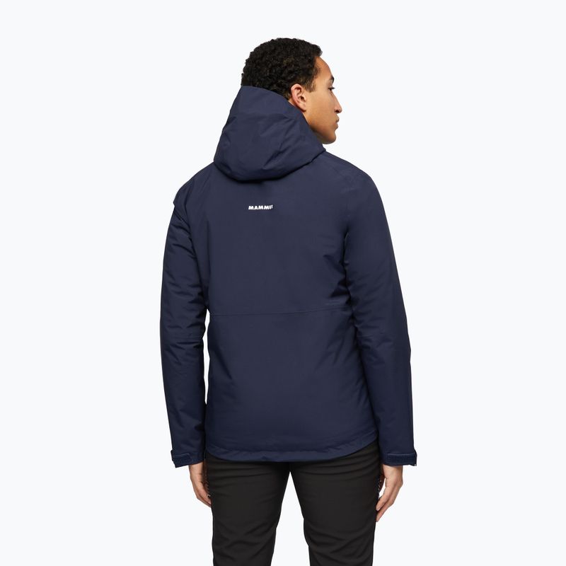 Куртка дощовик чоловіча Mammut Linard HS Thermo Hooded Jacket Men marine 2