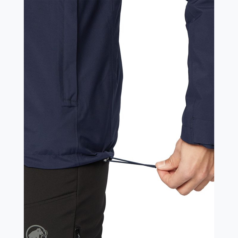 Куртка дощовик чоловіча Mammut Linard HS Thermo Hooded Jacket Men marine 7