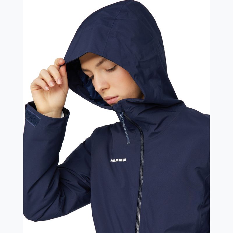 Куртка дощовик жіноча Mammut Linard HS Thermo Hooded Jacket Women marine 5