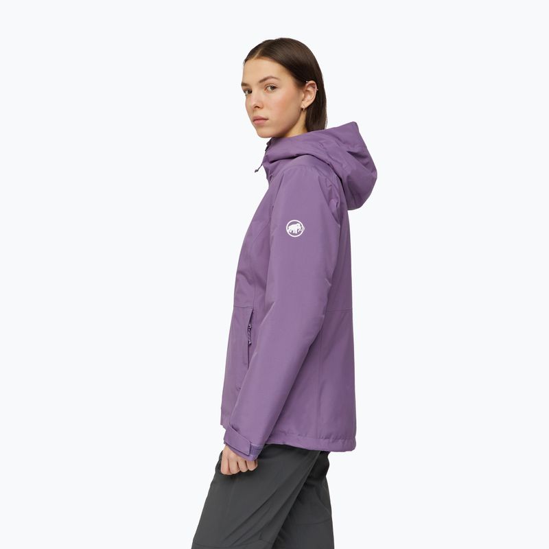 Куртка дощовик жіноча Mammut Linard HS Thermo Hooded Jacket Women paloja 3