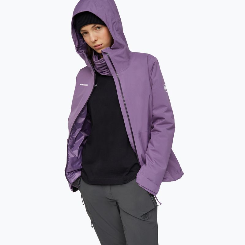 Куртка дощовик жіноча Mammut Linard HS Thermo Hooded Jacket Women paloja 4