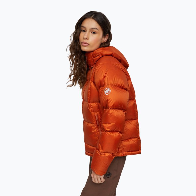 Пуховик жіночий Mammut Glacier Glow IN Hooded autumn larice 4