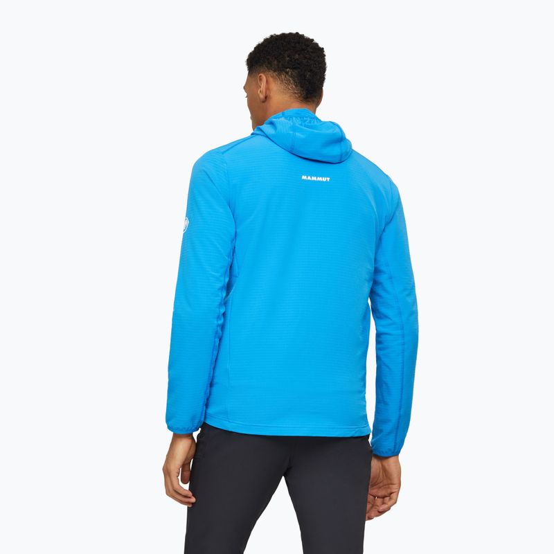 Кофта трекінгова чоловіча Mammut Madris Light ML Hooded Jacket Men glacier blue/marine 3