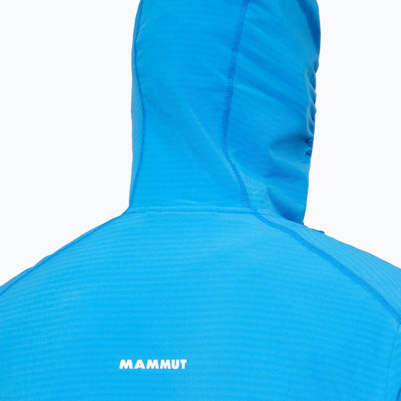 Кофта трекінгова чоловіча Mammut Madris Light ML Hooded Jacket Men glacier blue/marine 6