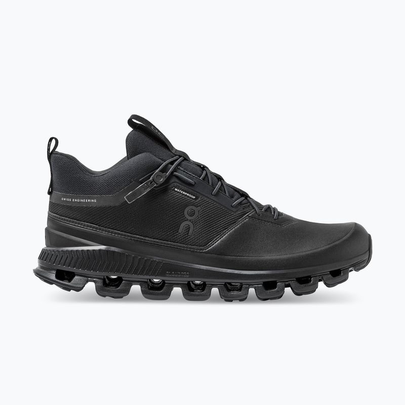 Кросівки для бігу чоловічі On Cloud Hi Waterproof чорні 2899674 9