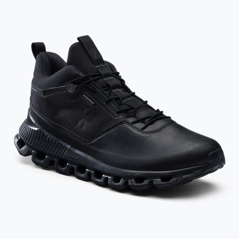 Кросівки для бігу чоловічі On Cloud Hi Waterproof чорні 2899674
