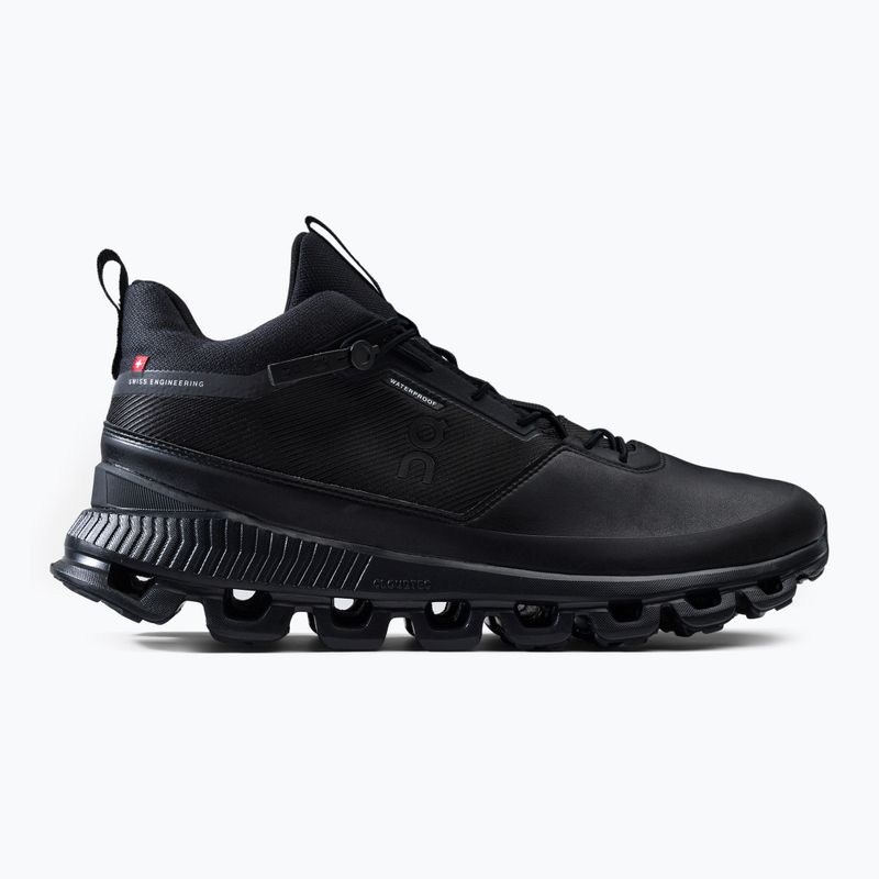 Кросівки для бігу чоловічі On Cloud Hi Waterproof чорні 2899674 2