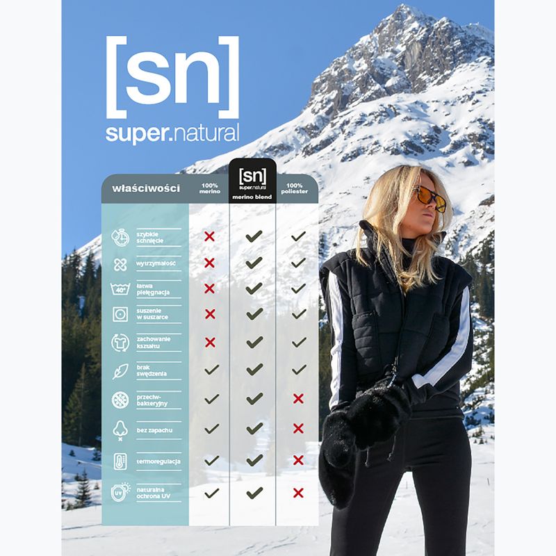 Штани термічні чоловічі super.natural Tundra 175 jet black 6