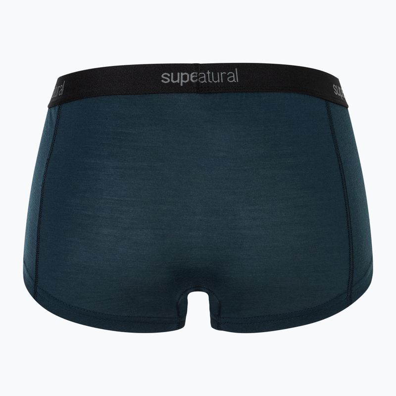 Труси термічні жіночі super.natural Tundra 175 Boyfriend Hipster blueberry 2