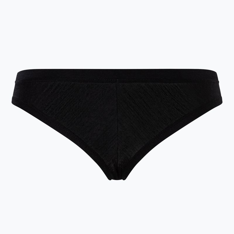 Жіночі термоактивні трусики super.natural Tundra 175 Thong jet black 2