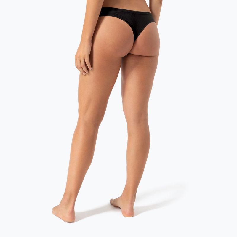 Жіночі термоактивні трусики super.natural Tundra 175 Thong jet black 5