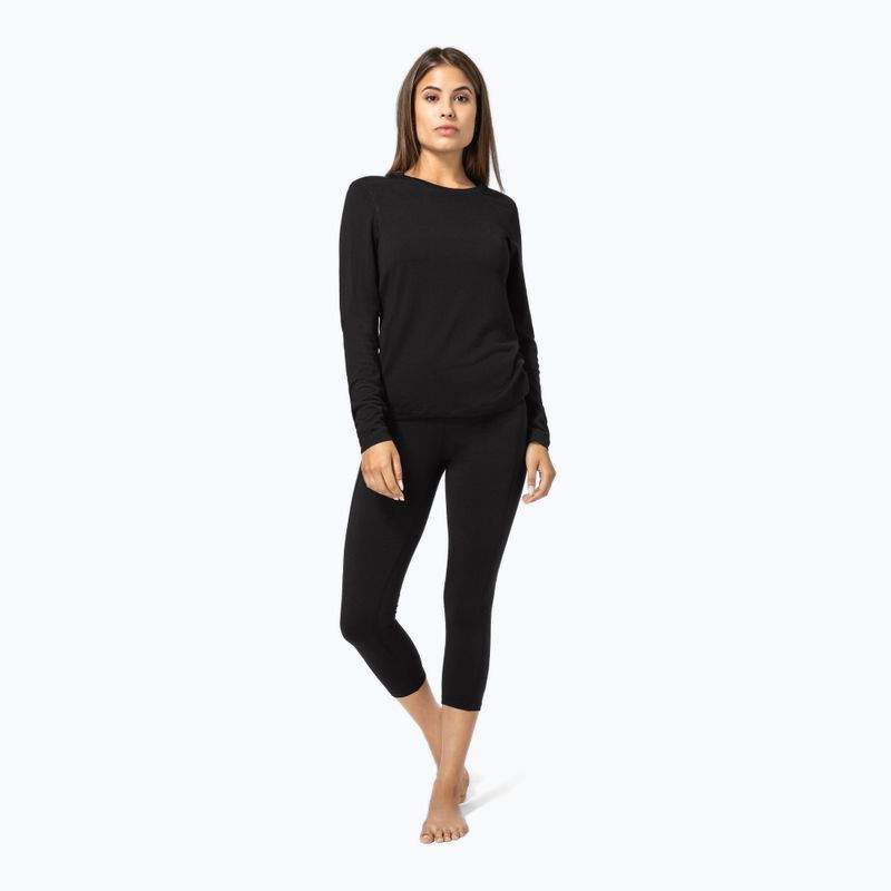 Лонгслів термічний жіночий super.natural Arctic 230 jet black 2