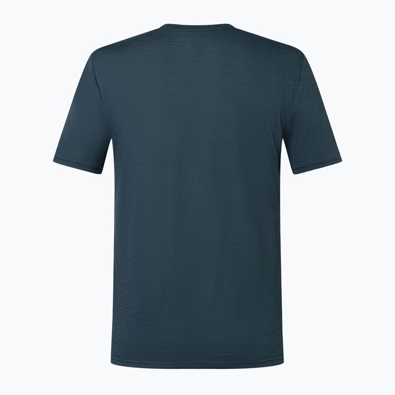 Футболка чоловіча super.natural Carabineri Tee blueberry/vapor grey 3