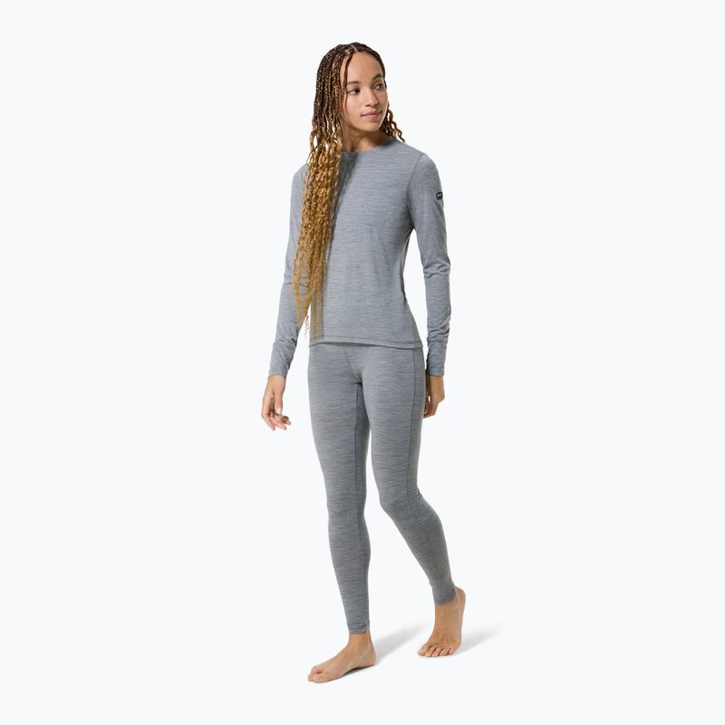 Лонгслів термічний жіночий super.natural Tundra 175 cashmere grey melange 2