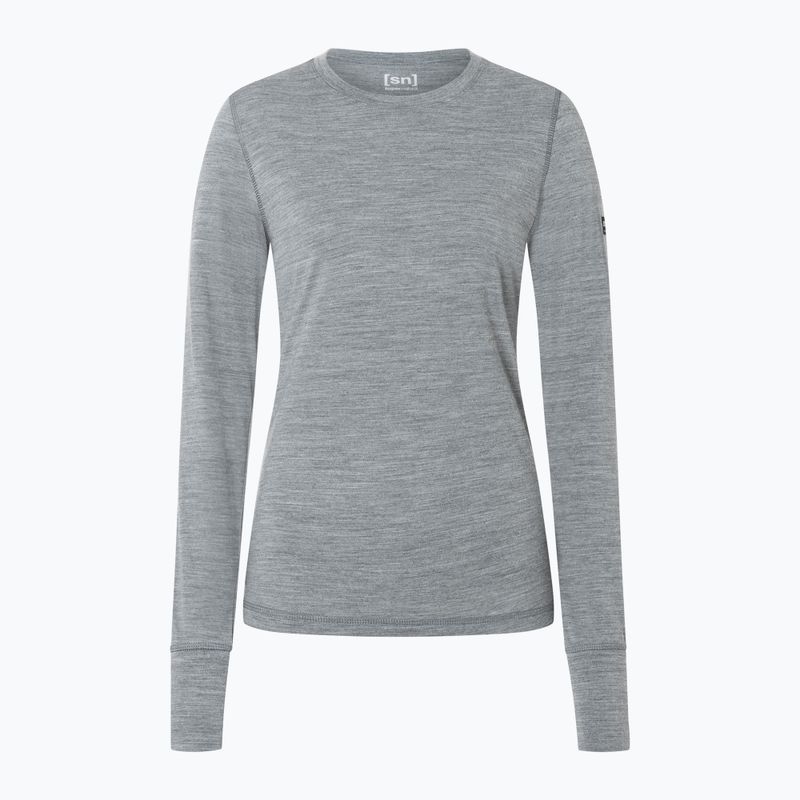 Лонгслів термічний жіночий super.natural Tundra 175 cashmere grey melange 4