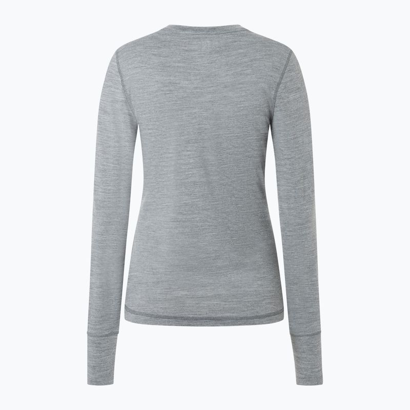 Жіноча термоактивна кофта super.natural Tundra 175 cashmere grey melange 5