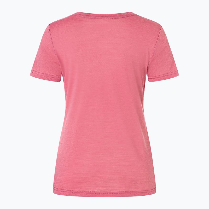 Футболка жіноча super.natural Flower Boots Tee mauvewood/blueberry 5