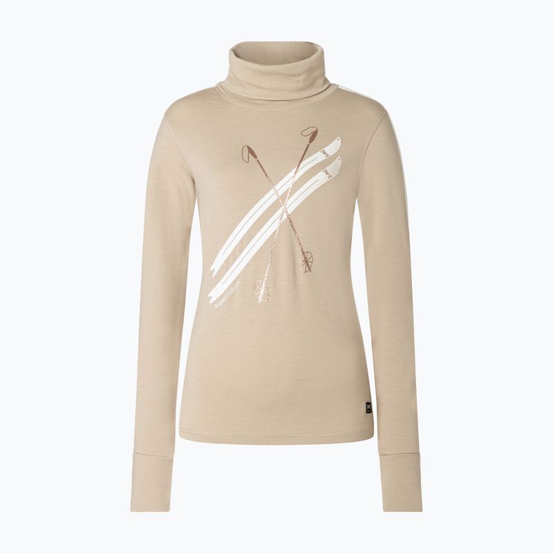 Светр жіночий Super.Natural KryTeeede Ski Roll Neck pepper/white/mountain trail gl/white 4