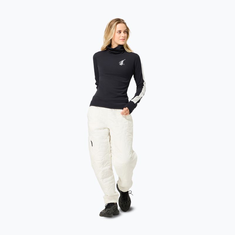 Светр жіночий super.natural Bunny Roll Neck jet black/f.white/various/eucalyptus gl 2