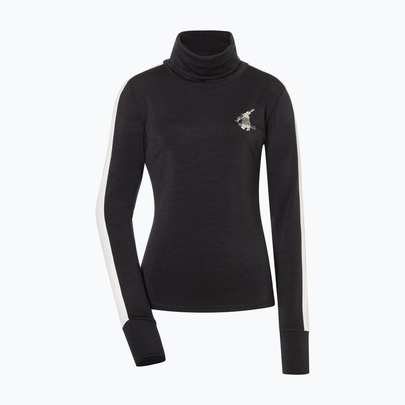 Светр жіночий super.natural Bunny Roll Neck jet black/f.white/various/eucalyptus gl 4