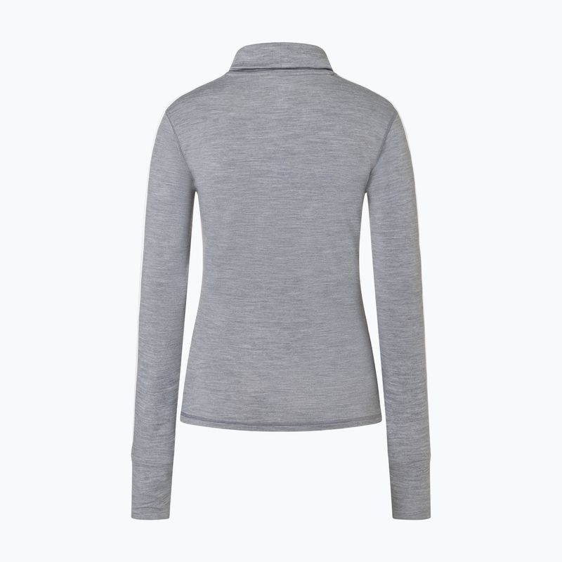 Светр жіночий Super.Natural Freeride Roll Neck cashmere grey melange / f. white / f. white 5